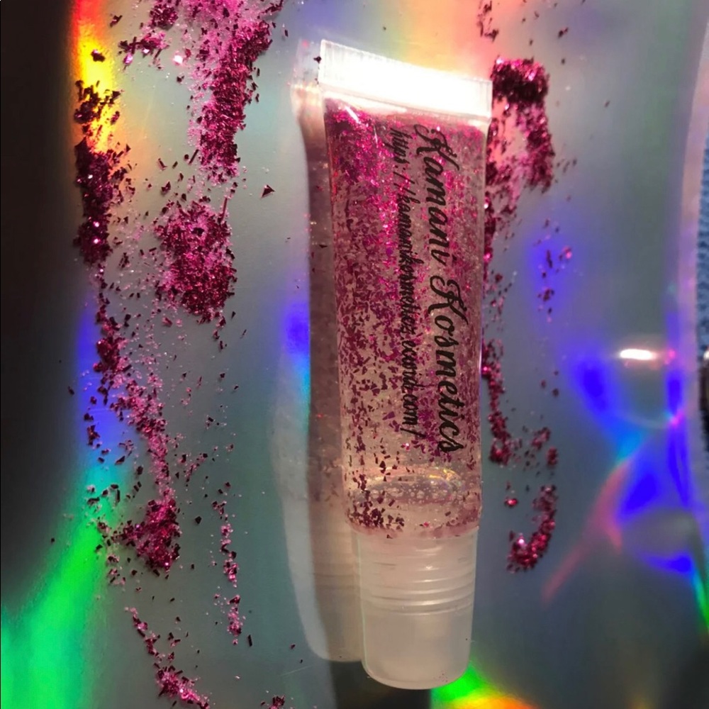 Pink Glitter Gloss